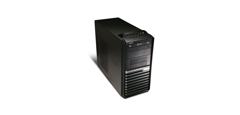 Acer Veriton M 275 Intel® Core™2 Duo E6700 2 GB DDR3-SDRAM 500 GB Intel® GMA X4500 Windows 7 Professional Tower PC Black image 3