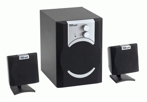 Trust 2.1 SP-3100 UK speaker set 12 W Black 2.1 channels image 2