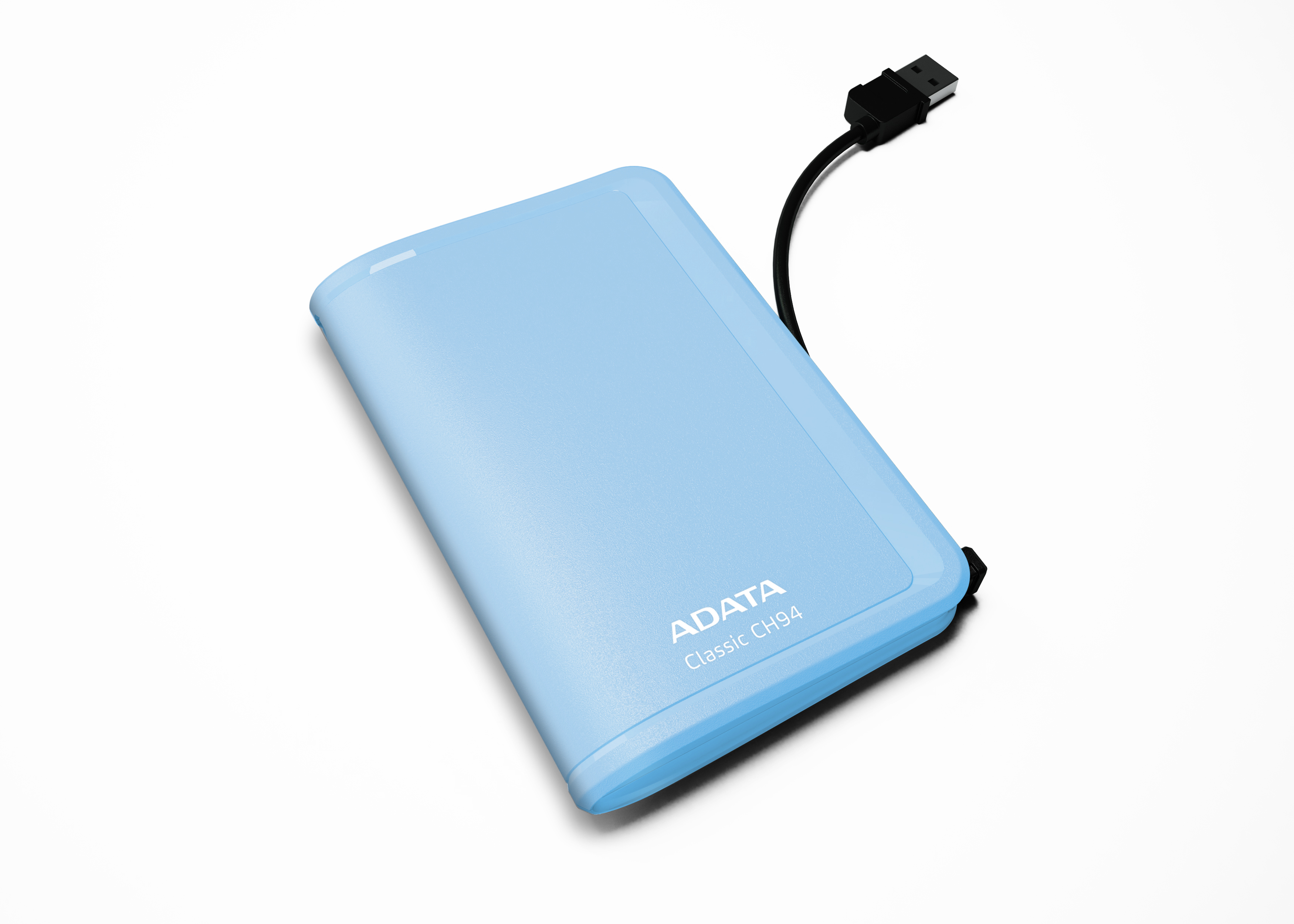ADATA CH94 Portable 1TB external hard drive 2.5″ USB 2.0 Blue image 2