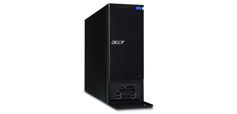 Acer Aspire AX3400-E4002 AMD Athlon II X3 445 3 GB DDR3-SDRAM 640 GB NVIDIA® GeForce® 9200 Windows 7 Home Premium Tower PC Black image 3