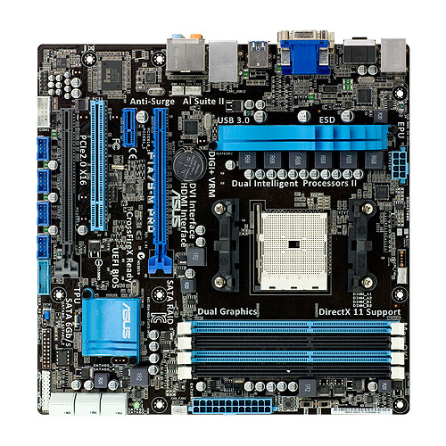 ASUS F1A75-M PRO motherboard AMD A75 Socket FM1 micro ATX image 2