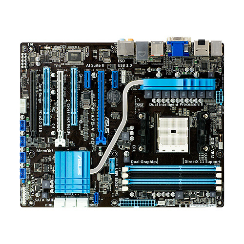 ASUS F1A75-V EVO motherboard AMD A75 Socket FM1 ATX image 2
