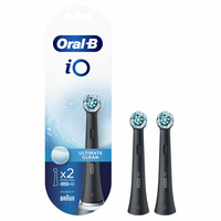 Oral-B iO Ultimate Clean 80335625 tête de brosses 2 pièce(s) Noir