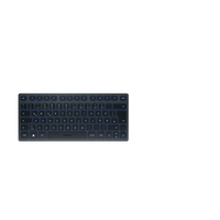 CHERRY KW 7100 MINI BT Tastatur Universal Bluetooth QWERTZ Deutsch Blau