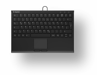 4250078172901 - KeySonic KSK-5211ELU - Tastatur - mini - mit 2-Tasten-Touchpad - hinterleuchtet - USB