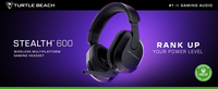 Turtle Beach Casque gaming amplifié multiplateforme sans fil Stealth 600 pour Xbox Series X|S, Xbox One, PC, Nintendo Switch et mobile - Bluetooth, 80 heures de batterie et microphone antibruit – Noir