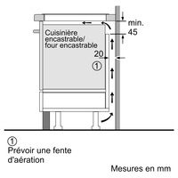 Neff T58FHS1L0 plaque Noir Intégré 80 cm Plaque avec zone à induction 4 zone(s)