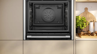 Neff B64VT73N0 four 71 L A+ Noir, Acier inoxydable