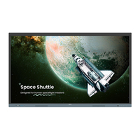 BenQ RE7504 pantalla de señalización Panel plano interactivo 190.5 cm (75") 450 cd / m² 4K Ultra HD Negro, Gris Pantalla táctil Procesador incorporado Android