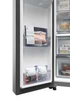 Haier SBS 90 Serie 5 HSW59F18EIMM frigo américain Pose libre 601 L E Platine, Acier inoxydable