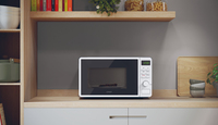 Candy Idea CMWA20SDLWLI Pose Libre, Micro-ondes solo, 20 litres, Blanc, L x P x A (mm) 451x329x258