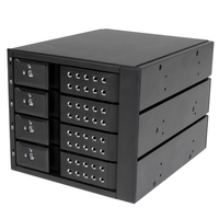 Startech.COM 4 BAY Trayless HOT Swap 3.5" Sata HDD Mobile Rack Backplane 2 YR