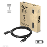 8719214472436 - Mm_unverified_brand - Club 3D DisplayPort 14 auf hdmi 4K 120Hz oder 8K 60Hz HDR10 Kabel 3m St St (CAC-1087)