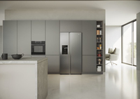 Haier SBS 90 Serie 3 HSR3918EIMP frigo américain Pose libre 515 L E Platine, Acier inoxydable