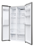 Haier SBS 90 Serie 3 HSR3918EIMP frigo américain Pose libre 515 L E Platine, Acier inoxydable