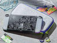 Nintendo Pochette de transport et protection d&amp;quot;écran Switch OLED Splatoon 3