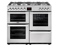 Belling 100DFT Cuisinière Gaz Acier inoxydable