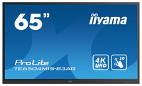 iiyama iiyama TE6504MIS-B3AG Signage-Display Interaktiver Flachbildschirm 165,1 cm (65") WLAN 400 cd/m² 4K Ultra HD Schwarz Touchscreen Eingebauter Prozessor iiWare 9.0 https://images.icecat.biz/img/gallery_lows/100905694_2693548873.jpg