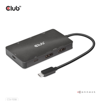 CLUB3D USB Gen2 Type-C to Dual DisplayPort 4k60Hz 7-in-1 HUB - CSV-1598