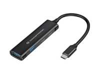 Conceptronic HUBBIES 4-Port-USB 3.0-Hub, USB-C-Anschluss - HUBBIES12B