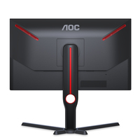 AOC G3 25G3ZM/BK écran plat de PC 62,2 cm (24.5&quot;) 1920 x 1080 pixels Full HD Noir, Rouge