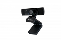 Verbatim 49580 Webcam 3840 x 2160 Pixel USB 2.0 Schwarz - 49580