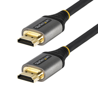 StarTech.com Cable de 50cm HDMI 2.1 8K - Cable HDMI Certificado de Ultra Alta Velocidad - 48Gbps - 8K 60Hz - 4K 120Hz - HDR10+ - eARC - Cable HDMI Ultra HD 8K - Cubrimiento de TPE