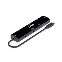 CLUB3D USB4™ Gen3x2 Type-C, 6-in-1 Hub with HDMI™ 8K60Hz or 2xUSB - CSV-1599