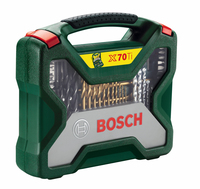 Bosch Carton de coffrets X-Line titane de 70 pièces