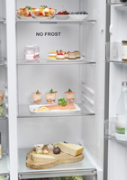 Haier SBS 90 Serie 3 HSR3918EIMP frigo américain Pose libre 515 L E Platine, Acier inoxydable
