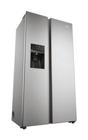 Haier SBS 90 Serie 3 HSR3918EIMP frigo américain Pose libre 515 L E Platine, Acier inoxydable