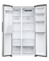 Haier SBS 90 Serie 3 HSR3918EIMP frigo américain Pose libre 515 L E Platine, Acier inoxydable