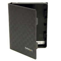 StarTech.com Paquete 3 Cubierta Protectora Funda de Plástico Disco Duro 2.5in Pulgadas - Forro - Negro