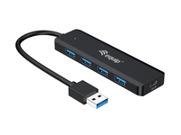 Equip 4-Port-USB-3.2 Gen 1-Hub und Adapter für USB-C - 128959