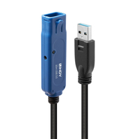 Lindy 43361 USB Kabel USB 3.2 Gen 1 (3.1 Gen 1) 20 m USB A Schwarz - 43361