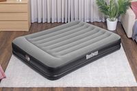 Bestway Matelas gonflable Tritech 2 places avec pompe électrique intégrée 2,03 m x 1,52 m x 36 cm