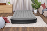 Bestway Matelas gonflable Tritech 2 places avec pompe électrique intégrée 2,03 m x 1,52 m x 36 cm