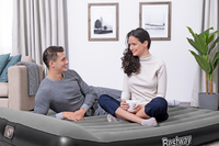 Bestway Matelas gonflable Tritech 2 places avec pompe électrique intégrée 2,03 m x 1,52 m x 30 cm