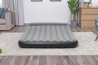 Bestway Matelas gonflable Tritech 2 places avec pompe électrique intégrée 2,03 m x 1,52 m x 30 cm