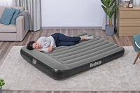 Bestway Matelas gonflable Tritech 2 places avec pompe électrique intégrée 2,03 m x 1,52 m x 30 cm