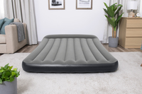 Bestway Matelas gonflable Tritech 2 places avec pompe électrique intégrée 2,03 m x 1,52 m x 30 cm