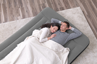 Bestway Matelas gonflable Tritech 2 places avec pompe électrique intégrée 2,03 m x 1,52 m x 30 cm