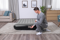 Bestway Matelas gonflable Tritech 2 places avec pompe électrique intégrée 2,03 m x 1,52 m x 30 cm