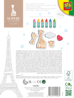 SES Creative Sophie la girafe - Crayons de couleur pour le bain et formes