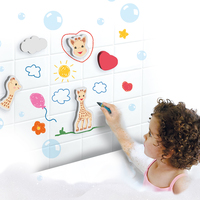 SES Creative Sophie la girafe - Crayons de couleur pour le bain et formes