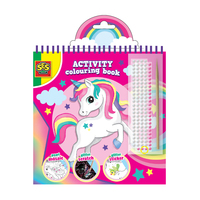 SES Creative Cahier d’activités de coloriage à paillettes 3 en 1