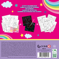 SES Creative Cahier d’activités de coloriage à paillettes 3 en 1