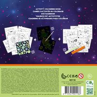 SES Creative Cahier d’activités de coloriage phosphorescent 3 en 1