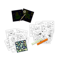 SES Creative Cahier d’activités de coloriage phosphorescent 3 en 1