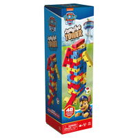 Spin Master Games - TOUR JENGA La Pat&amp;quot; Patrouille - Paw Patrol - Jeu de Société Tour À Construire Pat&amp;quot; Patrouille - 48 Blocs Et 1 Dé - Jeu d&amp;quot;Équilibre Patience Raisonnement - Jouet Enfant 4 Ans et +